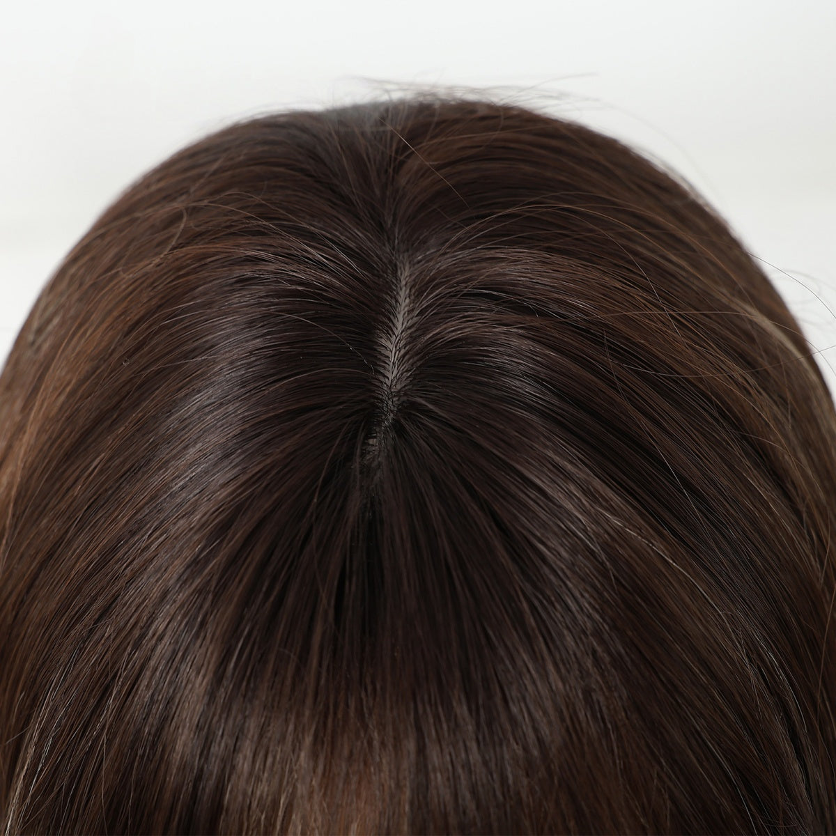 Layered Long Straight Wig with Bangs – Glueless Heat-Resistant Synthetic Hair