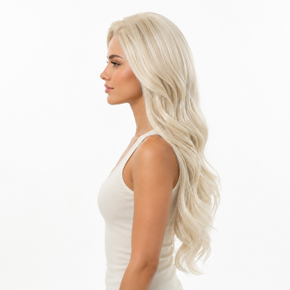 Rooted Golden Blonde 13x6 HD Lace Front Wig | Long Body Wave Lace Wig