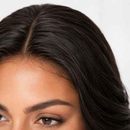 Natural Black 13×6 Lace Front Long Wavy Wig
