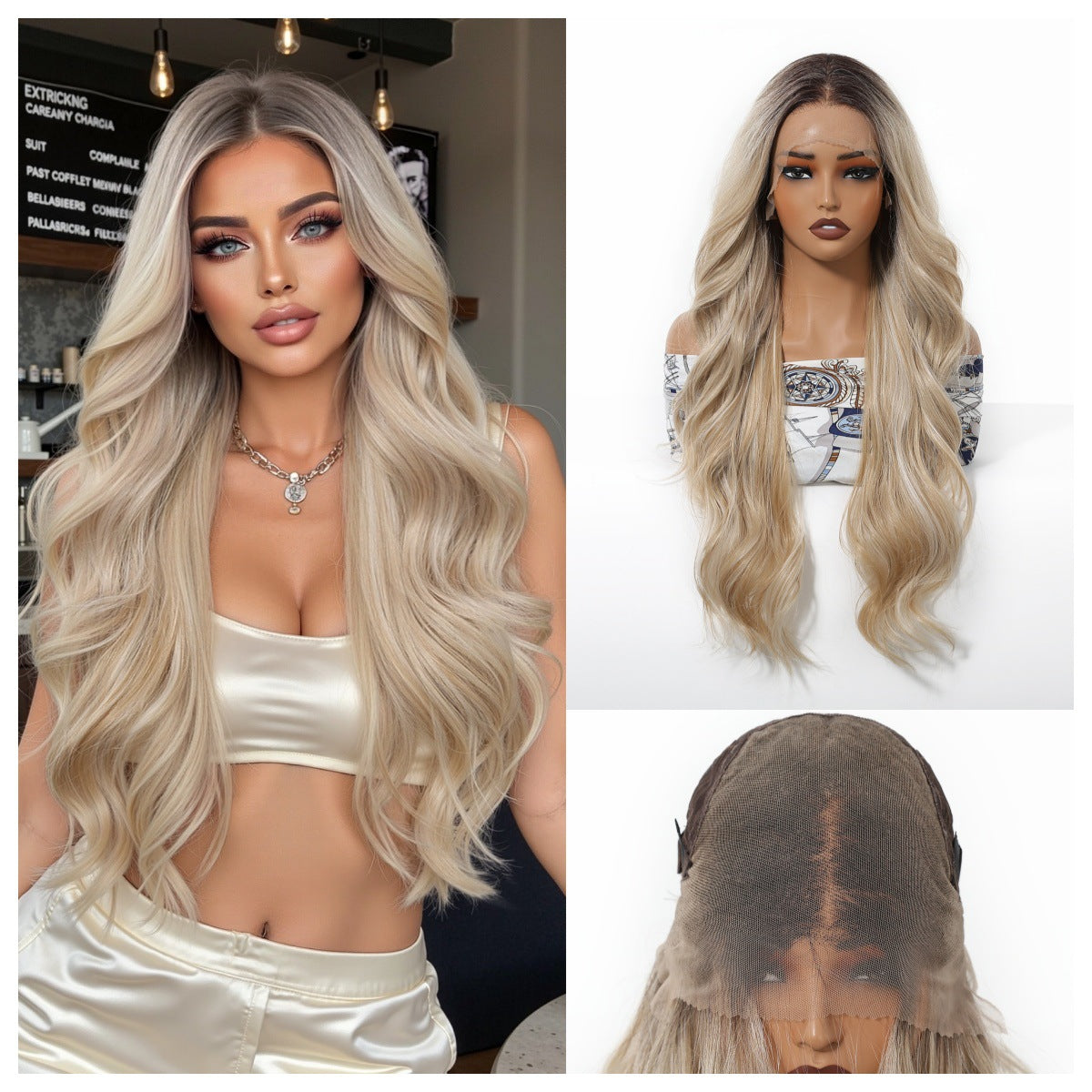 13x6 Lace Front Body Wave Wig Free Part Fully Hand-Tied Natural Hairline